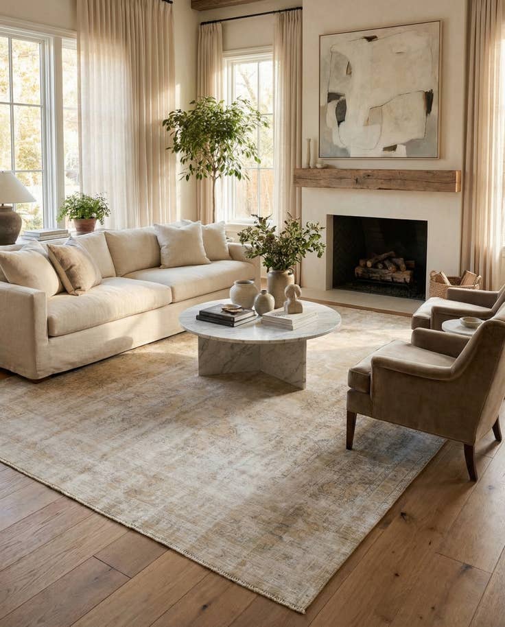 Detail image of 8' 1 x 11' 5 Hand Knotted Ultra Vintage Persian Wool Rug