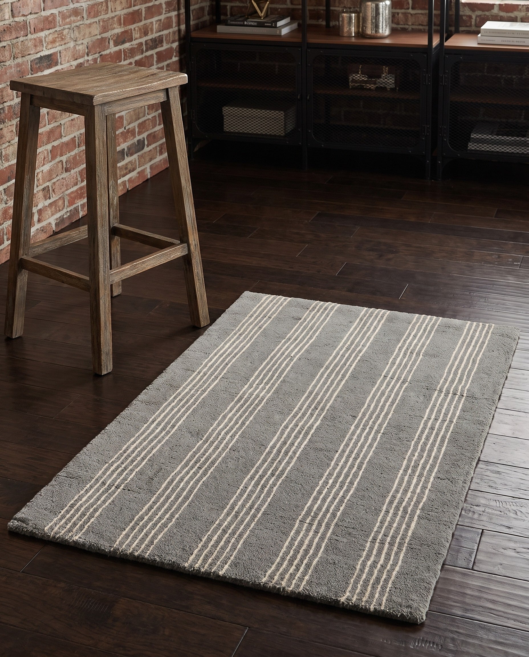 2' 2 x 3' 1 Jill Zarin Striped Wool Rug