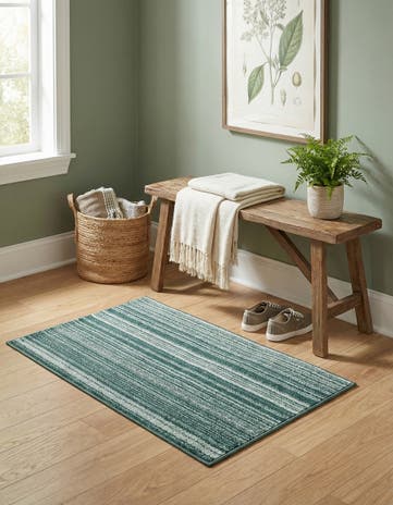 Green Gemstone Rug