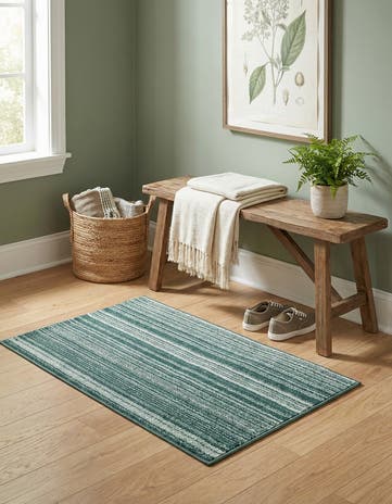 Green Gemstone Rug