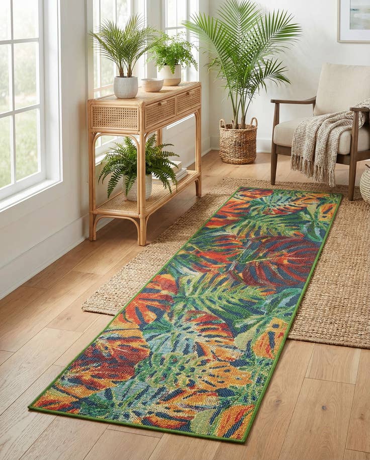 Detail image of 2' 7 x 10' Easy-Clean Baja Indoor / Outdoor Runner Rug