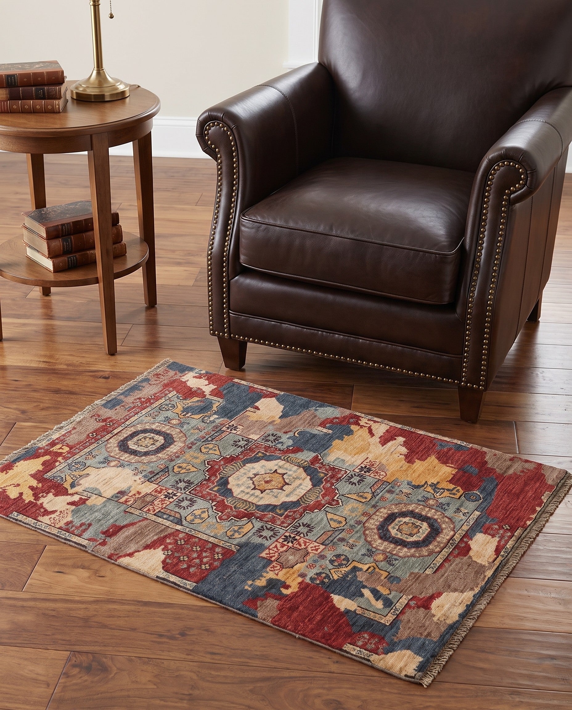 3' 3 x 4' 10 Hand Knotted Mamluk Ziegler Rug