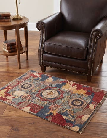 3' 3 x 4' 10 Hand Knotted Mamluk Ziegler Rug
