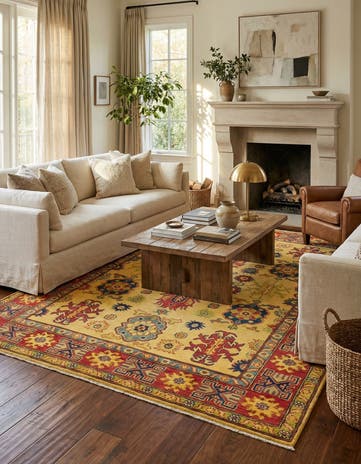 5' 2 x 7' Hand Knotted Kazak Rug