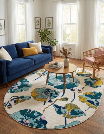 7' 10 x 10' Bloom Oval Rug