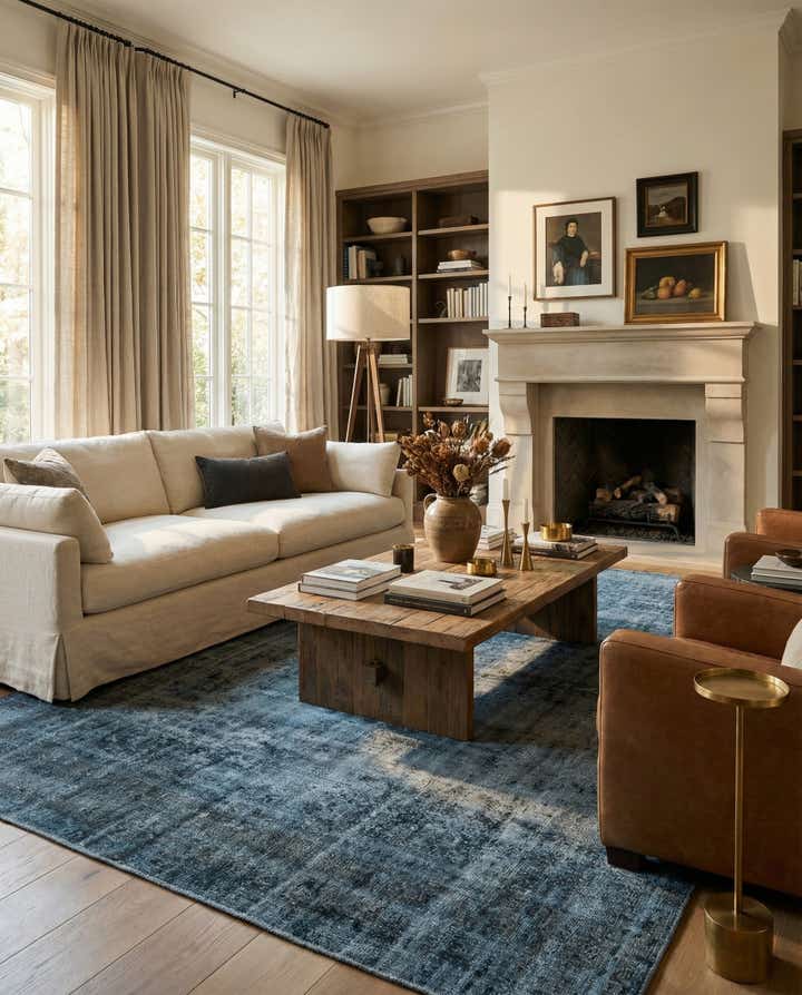 8' 6 x 13' 5 Hand Knotted Ultra Vintage Persian Wool Rug