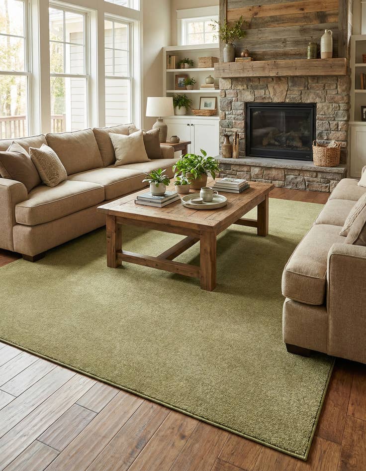 Detail image of  9' 10 x 14' Everyday Solid Rug