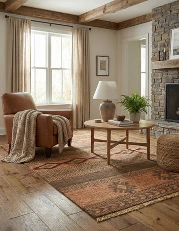 3' 11 x 6' 3 Hand Knotted Modern Ziegler Rug