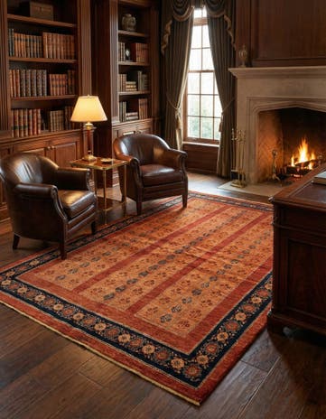5' 3 x 7' 10 Luribaft Wool Rug