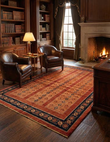 5' 3 x 7' 10 Luribaft Wool Rug