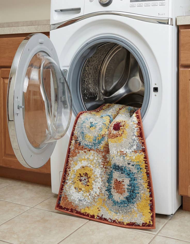 Detail image of  2' x 4' 1 Kamala Washable Runner Rug