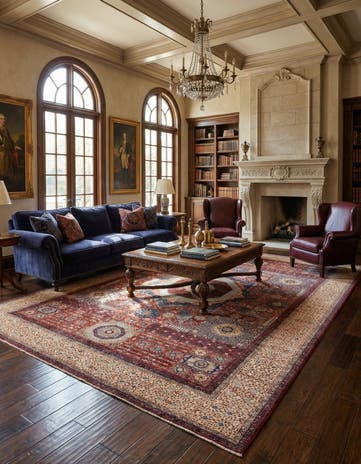 9' 9 x 13' 9 Hand Knotted Amina Rug