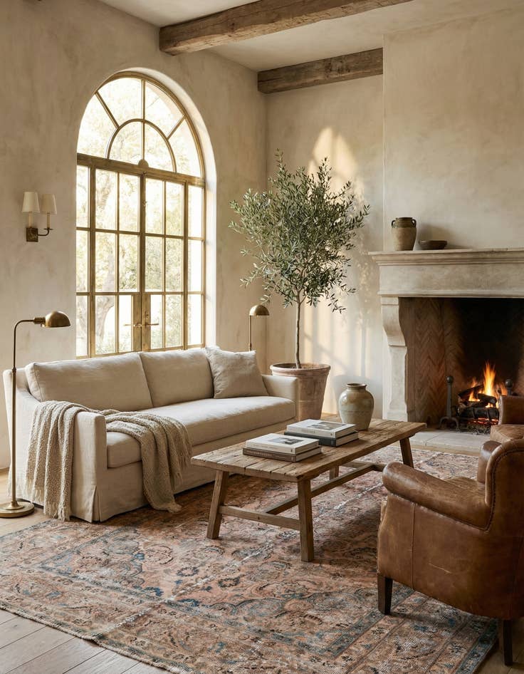 Detail image of 6' 2 x 9' 10  Hand Knotted Ultra Vintage Persian Wool Rug