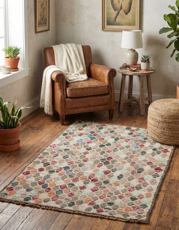 2' 7 x 4' 4 Hand Knotted Balouch Wool Rug