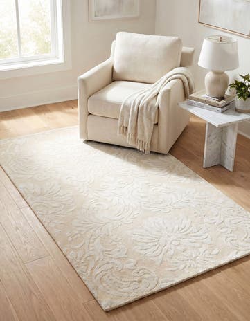 2' 11 x 4' 11 Hand Knotted Darya Wool Rug