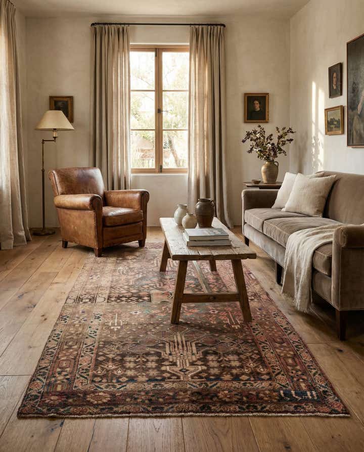 5' x 10' 2 Hand Knotted Ultra Vintage Persian Wool Runner Rug