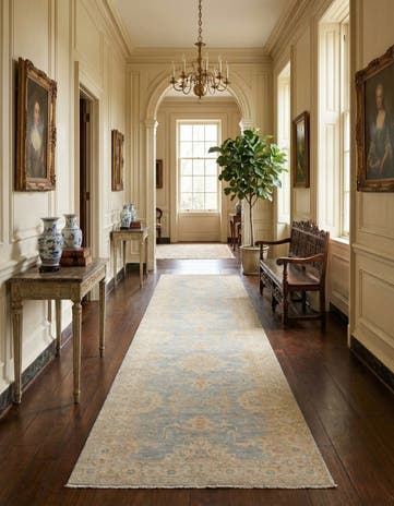 4' 3 x 13' 1 Ziegler Wool Runner Rug