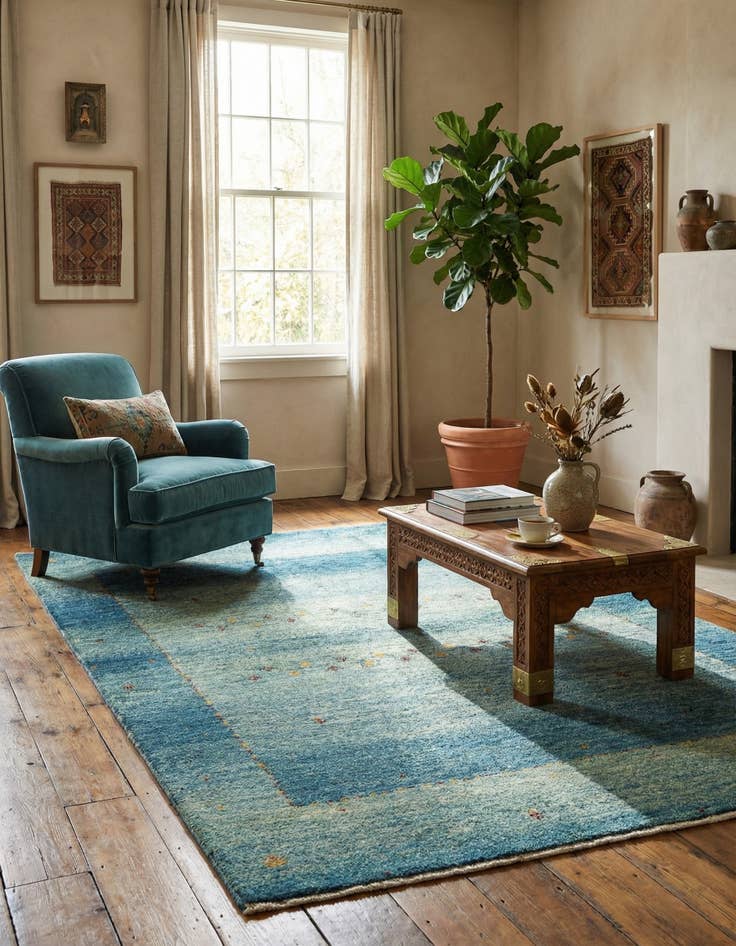 Detail image of  3' 1 x 5' Kashkuli Wool Rug