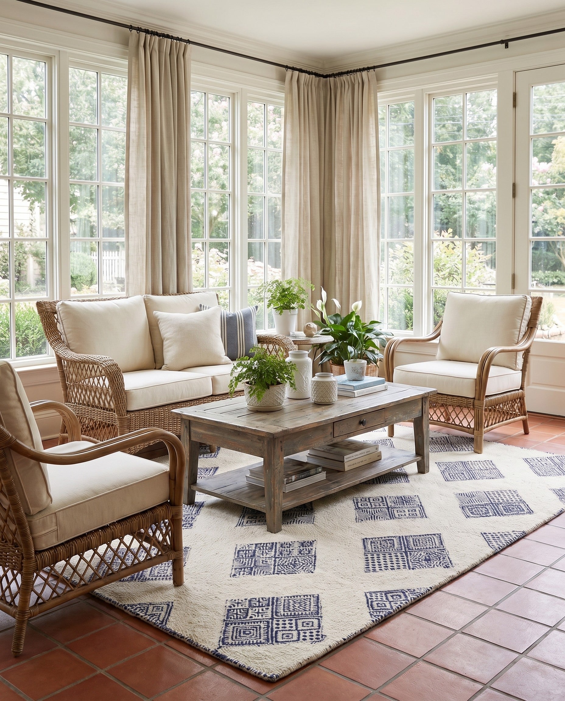5' 2 x 8' 4 Hand Knotted Rug