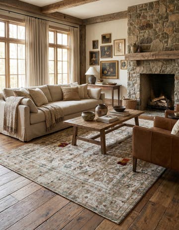 9' 7 x 12' 5 Hand Knotted Ultra Vintage Persian Wool Rug