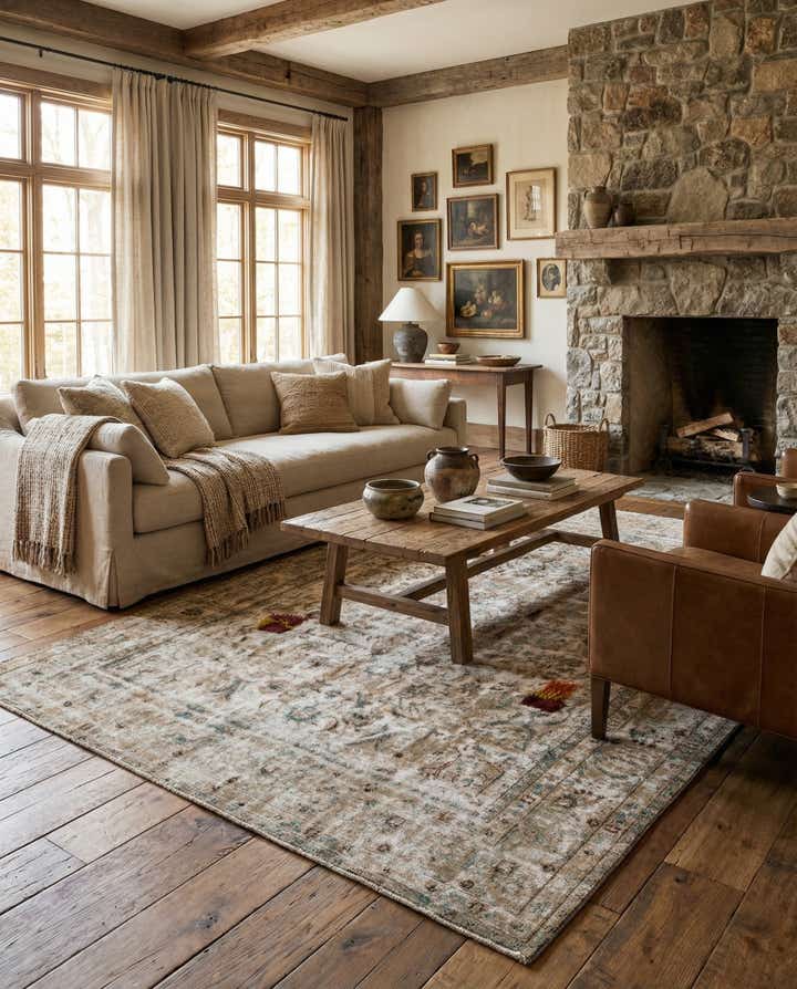 9' 7 x 12' 5 Hand Knotted Ultra Vintage Persian Wool Rug