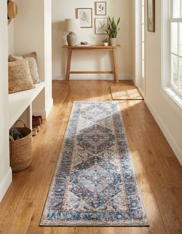 2' x 8' Washable Yara Runner Rug