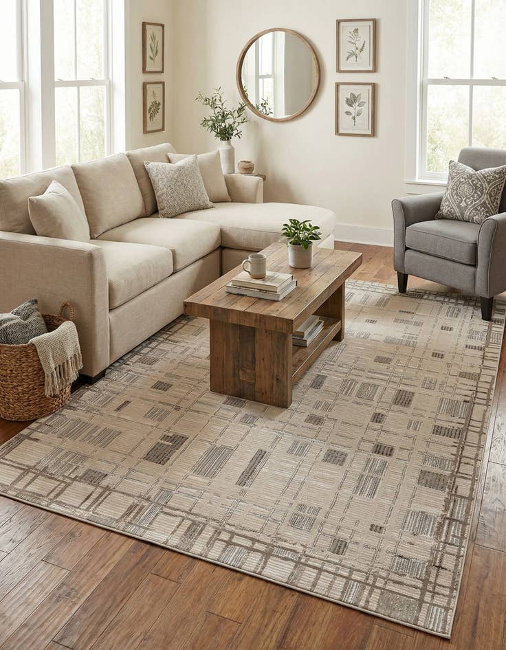 Detail image of 5' 3 x 7' 7 Hanahan Rug