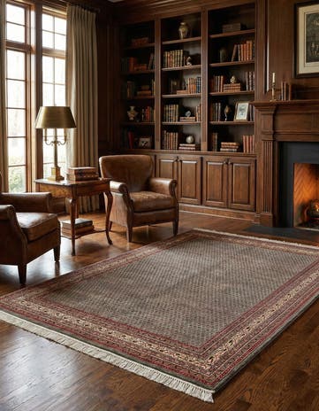 5' 10 x 7' 9 Hand Knotted Mir Wool Rug
