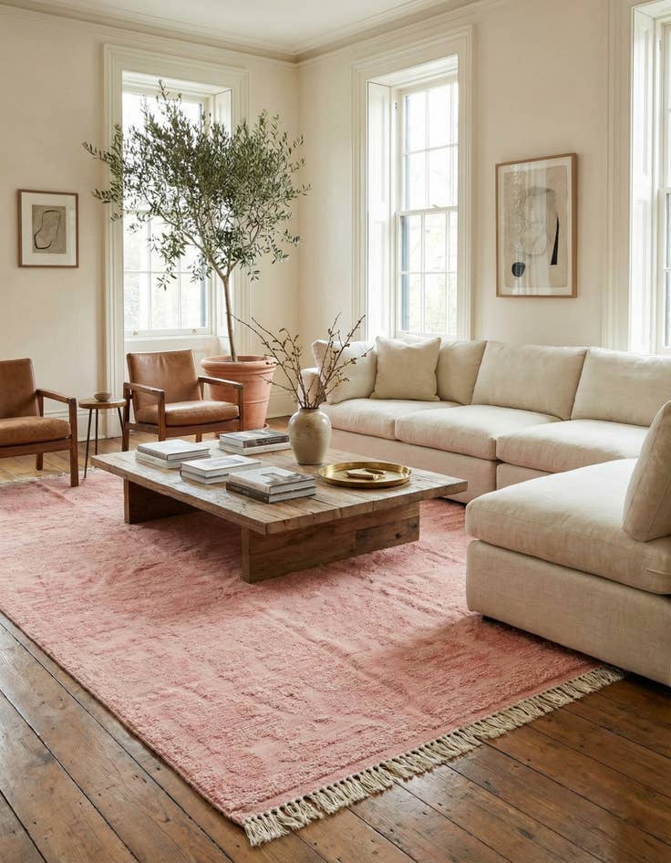 Detail image of 9' x 12' 4  Hand Knotted Darya Wool Rug