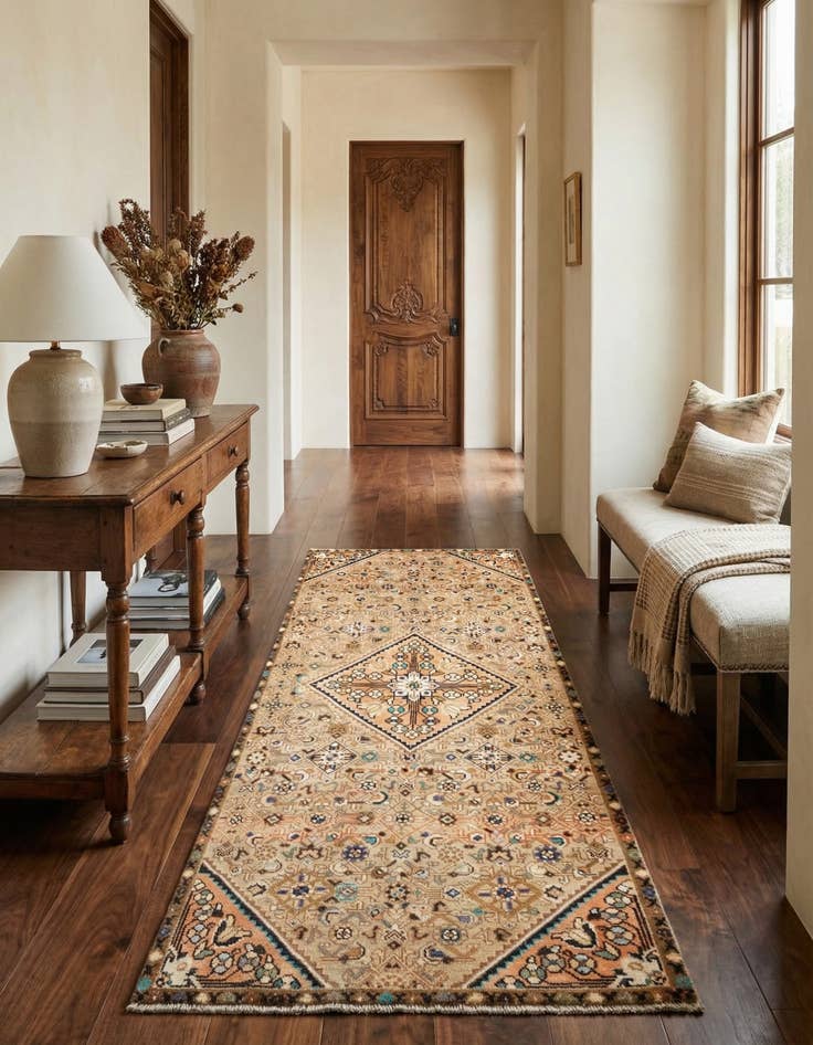 Detail image of 3' 5 x 8' 11 Hamedan Rug