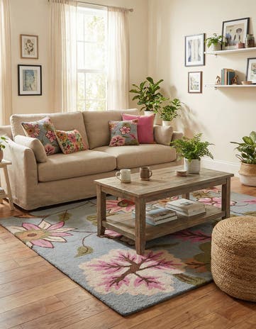 4' x 5' 10 Agra Rug