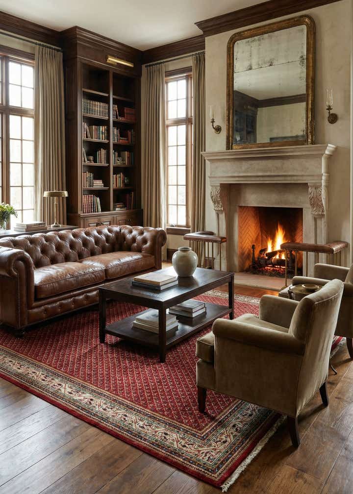 7' 11 x 10' 8 Hand Knotted Mir Wool Rug