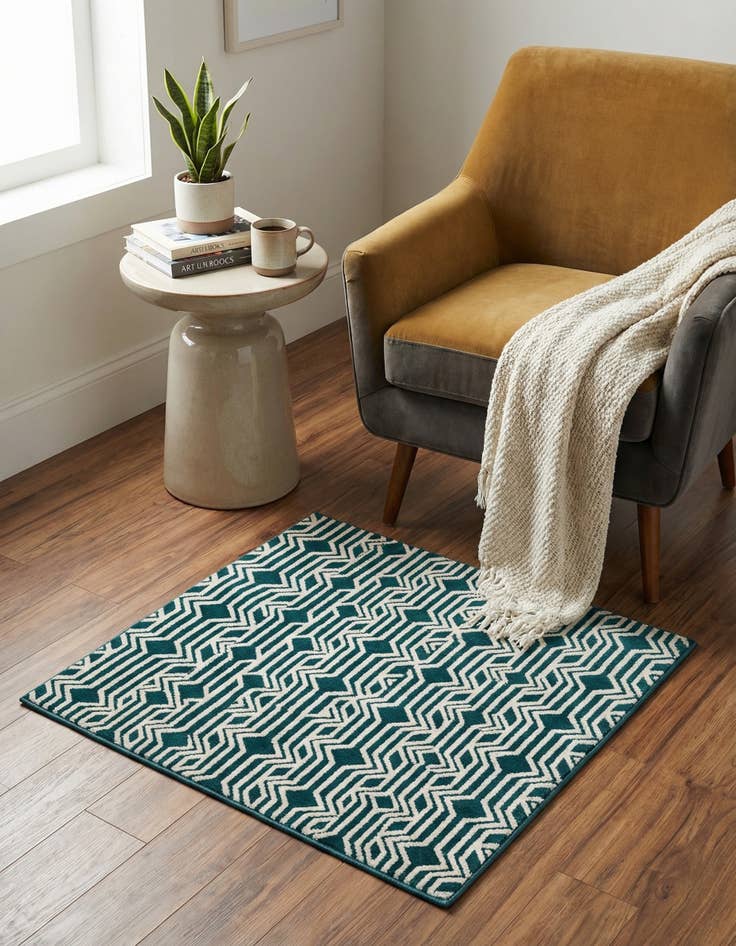 Detail image of 1' 4 x 1' 4 Vince Camuto Sample Rug