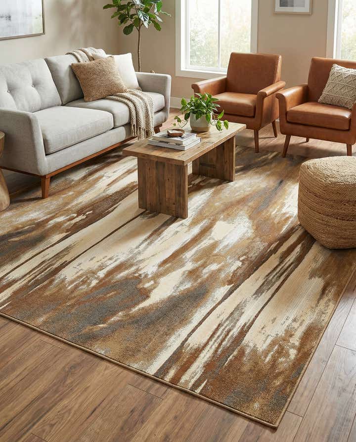 10' x 12' 2 Easy-Clean Modern Indoor / Outdoor Rug