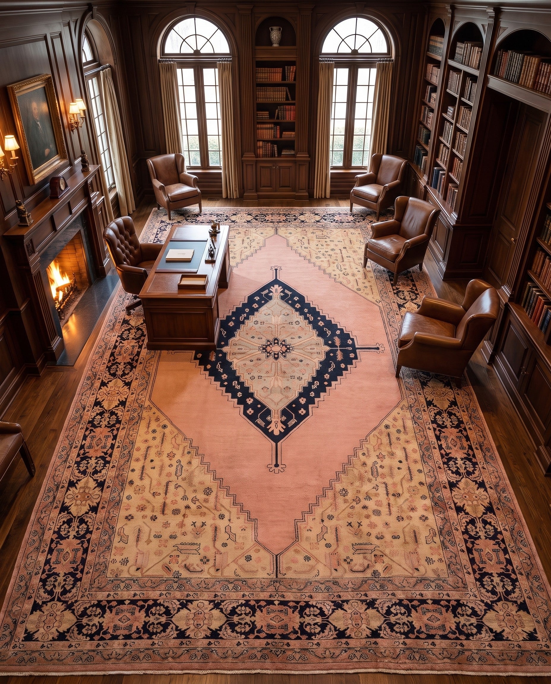 10' 11 x 15' 9 Hand Knotted Bidjar Wool Rug