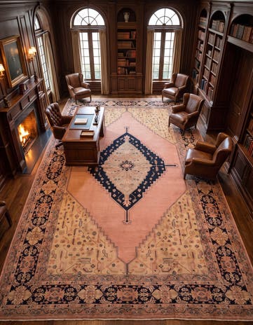 10' 11 x 15' 9 Hand Knotted Bidjar Wool Rug