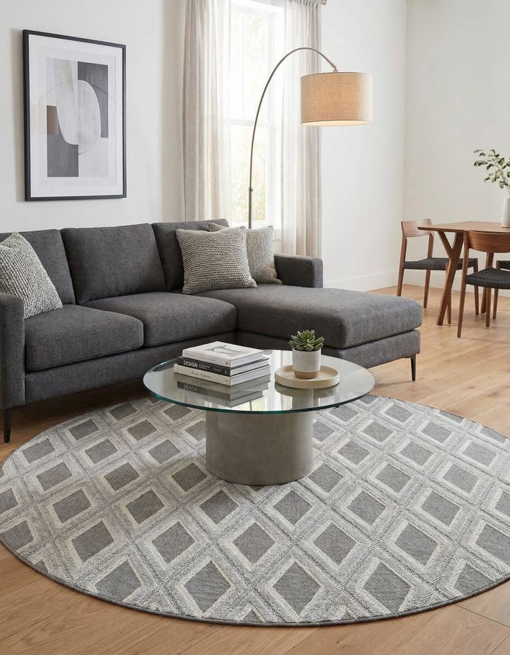 Detail image of 7' x 7' Arlo Round Rug