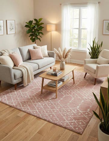 7' 10 x 7' 10 Paxon Trellis Square Rug