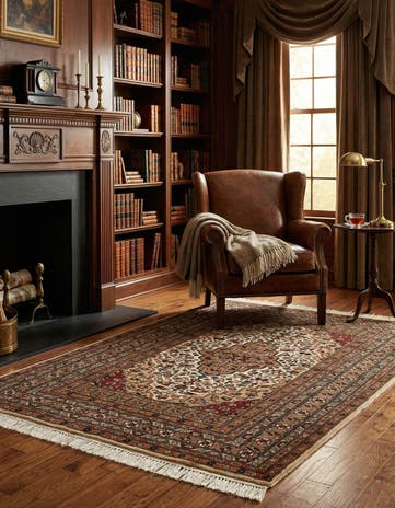 4' x 6' Hand Knotted Bokhara Oriental Rug