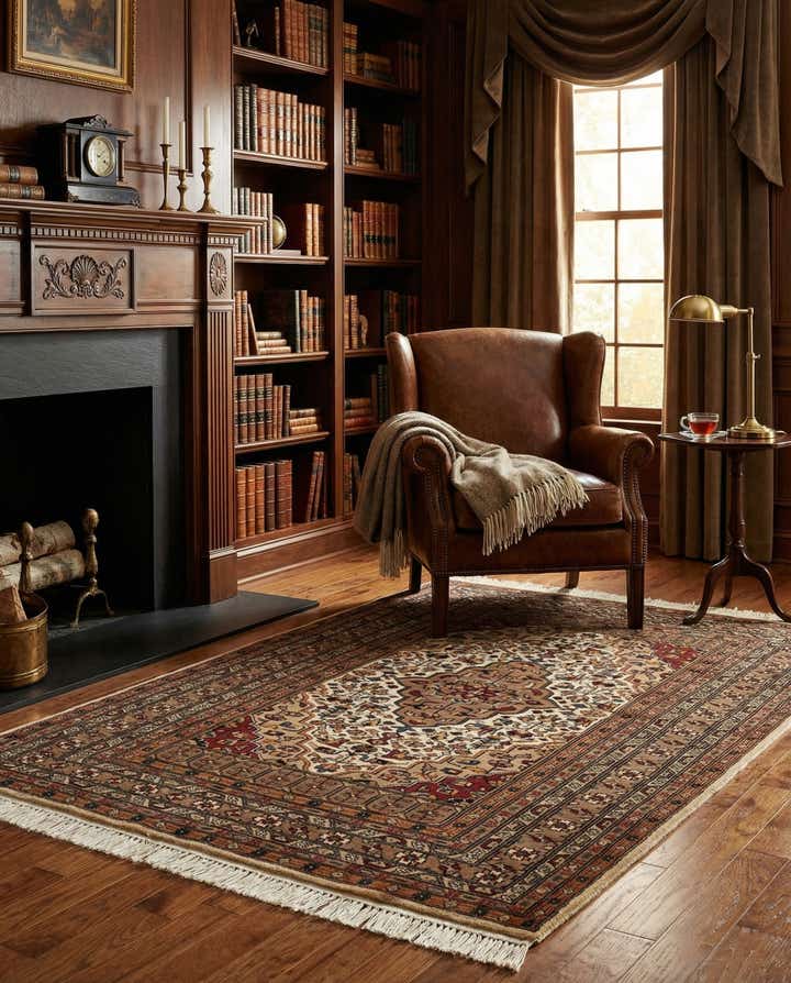 4' x 6' Hand Knotted Bokhara Oriental Rug