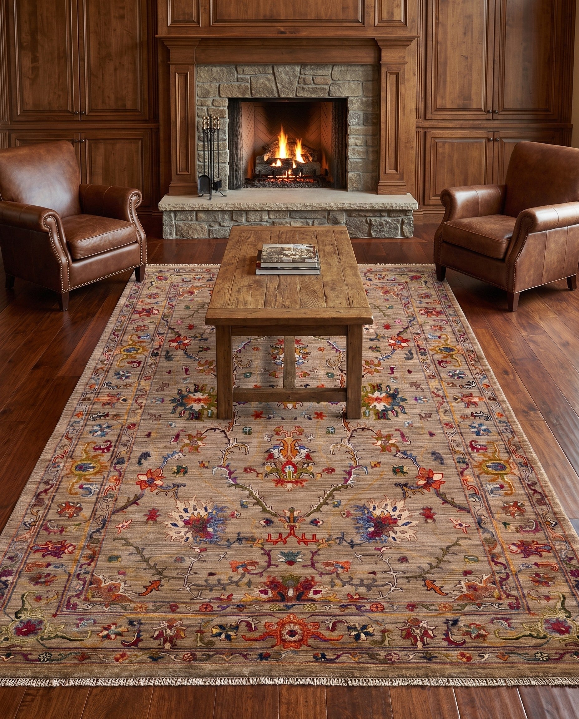 5' 1 x 7' Hand Knotted Ariana Ziegler Rug