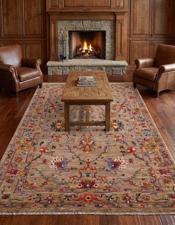 5' 1 x 7' Hand Knotted Ariana Ziegler Rug