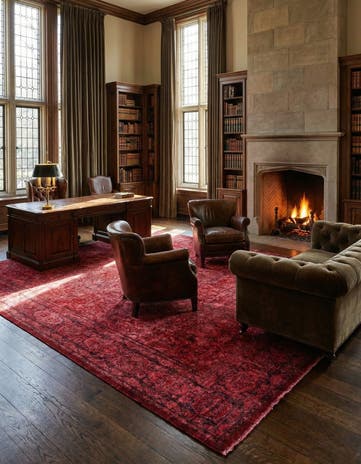 10' 1 x 14' 1 Vintage Royal Wool Rug