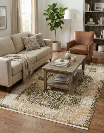 5' 3 x 8' Nain Design Rug