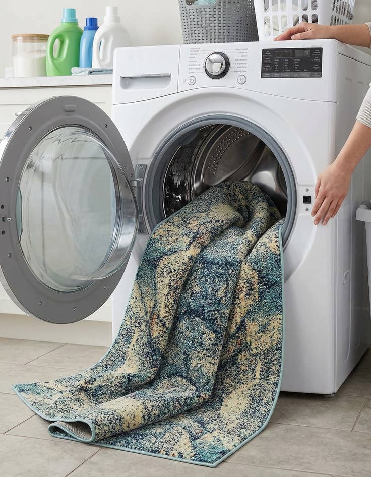 Detail image of  2' 7 x 10'  Washable Carnevale Runner Rug