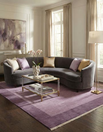 6' 10 x 9' 6 Hand Knotted Darya Wool Rug