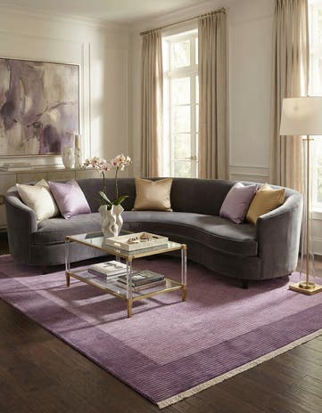 6' 10 x 9' 6 Hand Knotted Darya Wool Rug