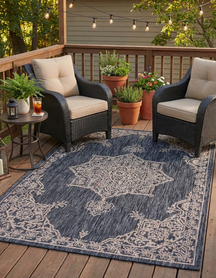 4' x 6' Easy-Clean Traditional Indoor / Ou...
