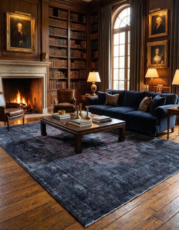 9' 7 x 12' 8 Vintage Royal Wool Rug