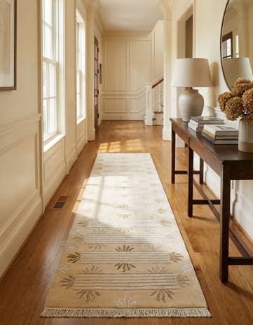 2' 9 x 12' 10 Hand Knotted Darya Wool Runner Rug